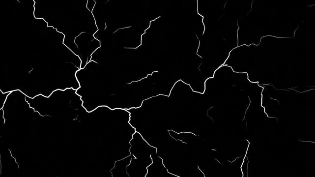 Dramatic depiction of lightning flashing against a dark backdrop, showcasing the raw power of nature's electrical storm. The streaks of light crackle and crisscross, creating a dynamic visual