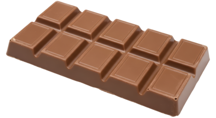 Isolated Milk Chocolate Bar