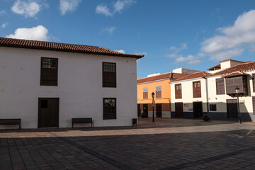 Calles con casas tradicionales de San Sebastián de La Gomera