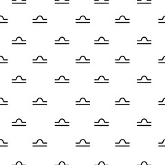 Fototapeta premium The zodiac sign Libra is dark gray on a white background. Vector template for postcards, fabrics, textiles, wallpaper, paper, packaging.