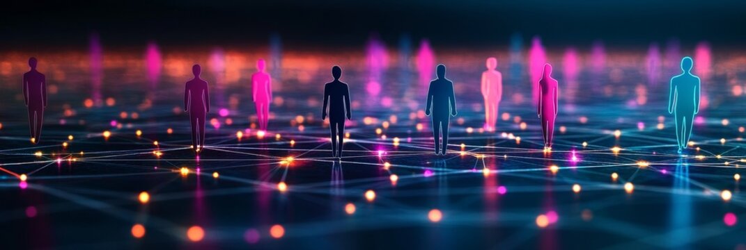 A Vibrant Digital Network Connecting Diverse Social Media Figures in a Dynamic Cyberspace Landscape