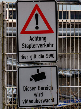 Achtung Staplerverkehr