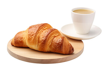 croissant and coffee