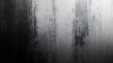 Grungy, textured grayscale wall