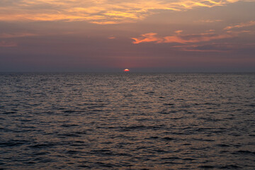 Fototapeta premium sunset over the sea