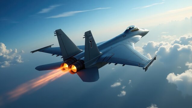 f 16 fighter jet, airplane in the sky, 