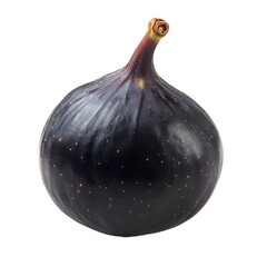 Ripe Black Fig with Smooth Slightly Textured Surface on Adobe Stock