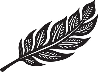 Obraz premium Elegant Feather Silhouette Bundle 