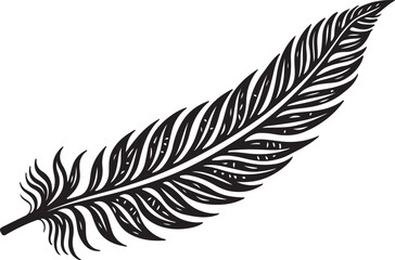 Obraz premium Elegant Feather Silhouette Bundle 