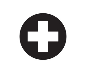 Hospital sign icons set. filled and line illustration. Hospital sign icon vector outline set illustration sign. Medical location point icon vector sign