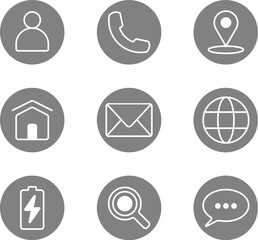 icons, symbol, vector
