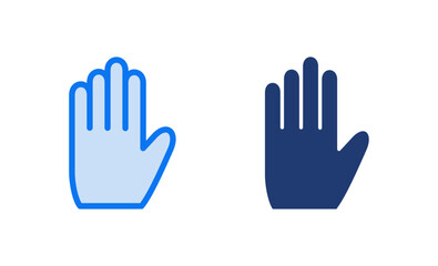 Hand icon vector illustration. hand sign and symbol. hand gesture