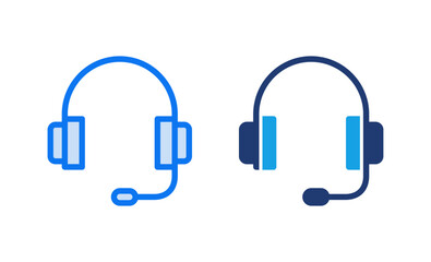 Headphone icon vector illustration. Headphone sign and symbol