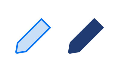 Pencil icon vector illustration. pen sign and symbol. edit icon vector