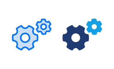 setting Icon vector illustration. Cog settings sign and symbol. Gear Sign