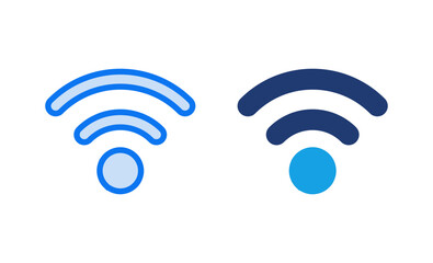 Wifi icon vector illustration. signal sign and symbol. Wireless  icon