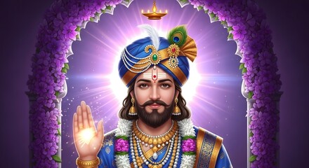 Indian god hinduism spirituality religion divine deity culture tradition faith belief turban