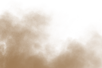 Dust, dirt, natural, smoke, overlay PNG effect with transparent background. PNG brown sandstorm texture for desert wind, pollution, explosion, and dramatic weather design.