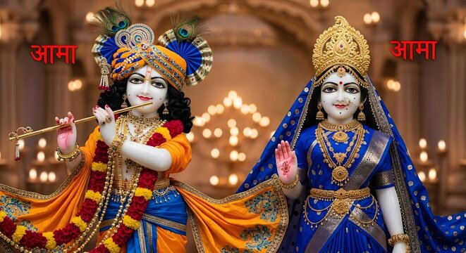 Beautiful krishna radha statues images for wallpaper and hindu god photos free download