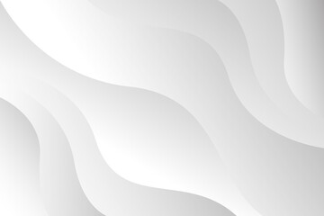 White line smooth wave abstract background. texture white pattern. vector illustration