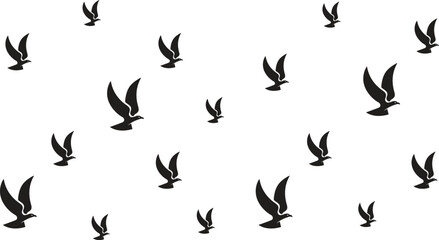 Christmas, peace or wedding dove bird silhouettes, vector pigeon icons. Doves with olive leaf branch, symbol of love, hope and freedom, Easter holy spirit and religion