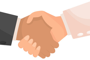 Vector cartoon image of buying and acquiring a car. Concept of transferring transport. Profitable deal. Transferring car keys. Element for your design.