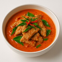 Fototapeta premium Red Curry Pork with Herbs