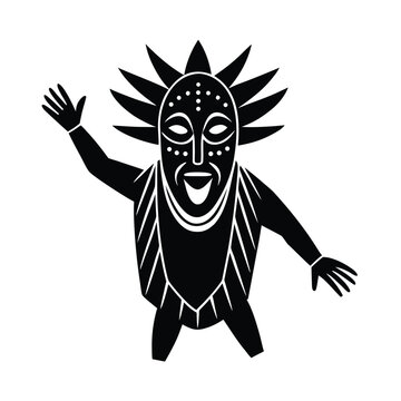 Ivory Coast Zaouli Mask Dance Design