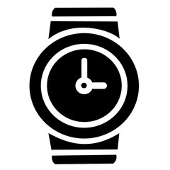 vector black clock icon