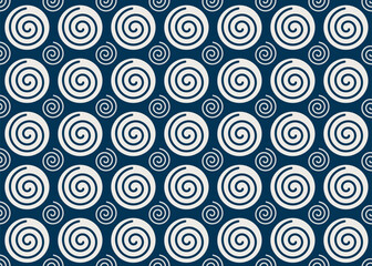 Flowing wave seamless pattern background