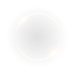 Abstract, light, gold, effect, glowing cosmic PNG with transparent swirl ring. This PNG Overlay features soft sparkle, luminous glow, and airy dust for creative projects.