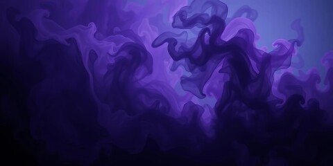 Swirling black and deep purple smoke and mist create a haunting, eerie gothic atmosphere,  background, dark