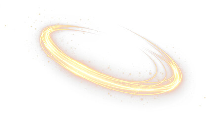 Light, flash, electric, circle, earth futuristic PNG Overlay with neon yellow glow. Transparent ring effect for banners, luxury design, and modern abstract visuals.