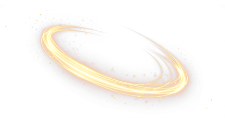 Light, flash, electric, circle, earth futuristic PNG Overlay with neon yellow glow. Transparent ring effect for banners, luxury design, and modern abstract visuals.