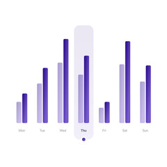 Analytics Dashboard Chart – User Interface Vector
