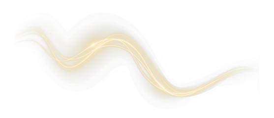 Trail, glowing, wind, luminescence, miracle bright gold swirl PNG with transparent background. PNG Overlay for party visuals, ads, and magical compositions.