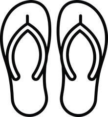 flip flops vector