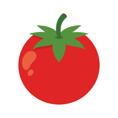 Tomato icon — fresh vegetable illustration for culinary and food projects.