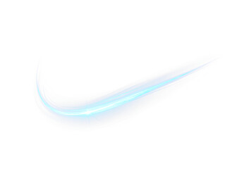 blue, wave, wind, light, line blue, wave, wind, light, line PNG Overlay. Transparent glowing swirl with futuristic sparkle and magic energy. Perfect for elegant tornado-style vector effects