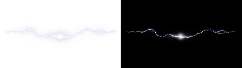 Lightning, thunder, lightning bolt, lighting, sky intense storm PNG with electric crackle. PNG Overlay lightning on transparent scene for dramatic energy and weather design.