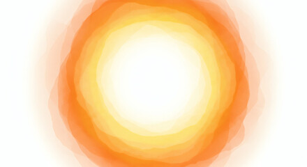 Abstract concentric circle design with soft orange hues.