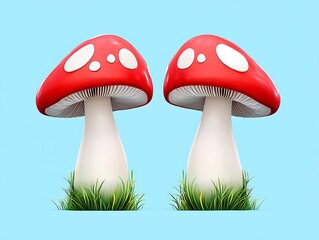 空想のきのこ双生児