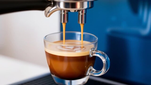 Making fresh espresso coffee, a refreshing way to start your beautiful day