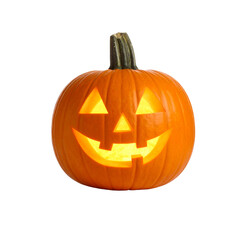Jack O'Lantern Pumpkin - Halloween Decoration and Spooky Grin