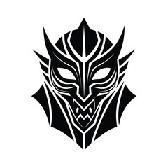 Fototapeta premium Organic Tribal Futuristic Face Mask