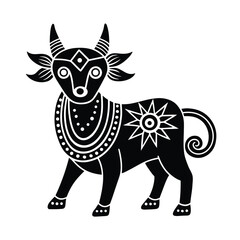 huichol beadwork animal spirit figure