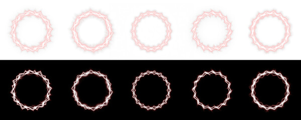 circle, lightning, red, storm, power intense circle, lightning, red, storm, power PNG PNG Overlay with transparent glow. A dynamic fusion of electric nature, dramatic weather, and futuristic strike