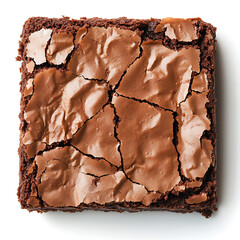 Decadent Chocolate Brownie with Cracked Surface