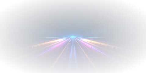 Speed, line, light, motion, effect burst in glowing PNG. Anime-style trail with futuristic Overlay....