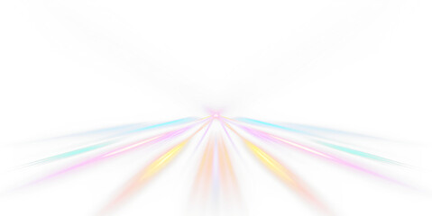 Road, transparent, line, effect, neon design in futuristic PNG. Dynamic road, transparent, line, effect, neon lights. Overlay style with transparent background. Perfect for speed scenes. PNG format.